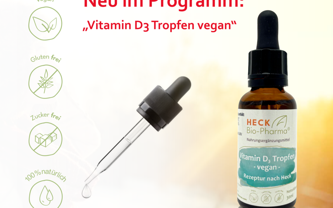 Neueinführung: „Vitamin D3 Tropfen vegan“